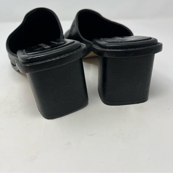 Everlane The Artist Mule Black Leather Shoes Sandals Womens Size 9 - Picture 9 of 11